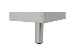 GPASPLUS Lit Adulte - 160x200 Cm- Simili Blanc - Tyyli -Banquette Soldes Magasin G CNF T78577673 F