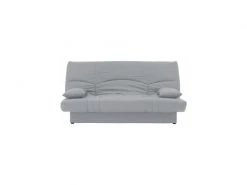 Dream Banquette Clic Clac 3 Places - Tissu Gris Clair - Slyle Contemporain - L 190 X P92 Cm