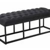 Banquette Amun B Tissu , Noir /120 Cm -Banquette Soldes Magasin G CNF V12097619 B
