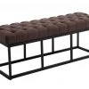 Banquette Amun B Tissu , Marron/120 Cm