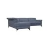 GPASPLUS Canapé D'angle Gauche Avec 1 Place Relax électrique - Tissu Bleu Clair - L 292 X P 232 X H 99 Cm - Melbourne -Banquette Soldes Magasin G CNF V38625100 B