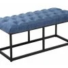 Banquette Amun B Tissu , Bleu/100 Cm 1 Banquette Amun B Tissu , Bleu/100 Cm -Banquette Soldes Magasin G CNF W41882079 B