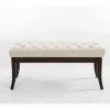 Banc Ramses Similicuir Antique Sombre , Crème/100 Cm -Banquette Soldes Magasin G CNF X72194014 C