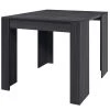 Dmora Table Console Extensible Avec Compartiment Pour Les Rallonges, Gris Anthracite, 90 X 51 X 78 Cm (jusqu'à 237 Avec Extensions). -Banquette Soldes Magasin G CNF Y55411368 F