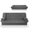 Maddy - Banquette Clic Clac Convertible En Tissu Gris