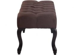 Banquette Brest En Tissu Avec Piètement Antique Sombre , Marron/100 Cm -Banquette Soldes Magasin G CNF Y72818621 C